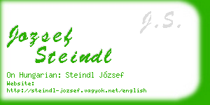 jozsef steindl business card